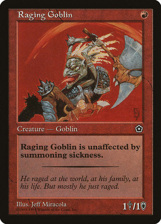 Raging Goblin [Portal Second Age] | Jomio and Rueliete's Cards and Comics