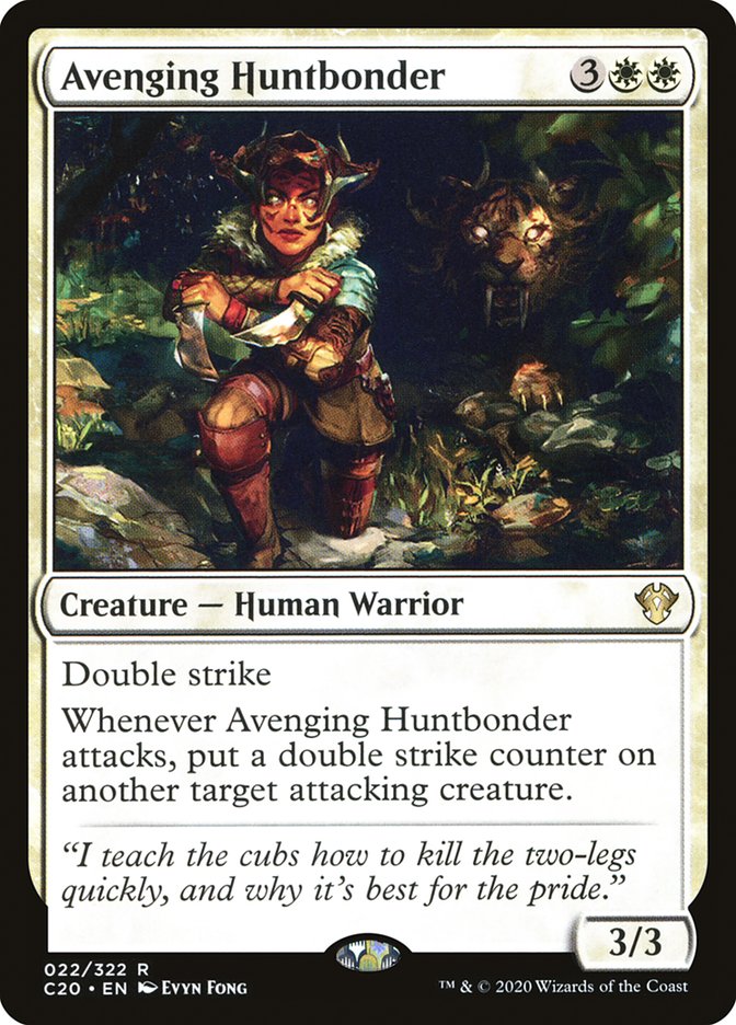 Avenging Huntbonder [Commander 2020] | Jomio and Rueliete's Cards and Comics
