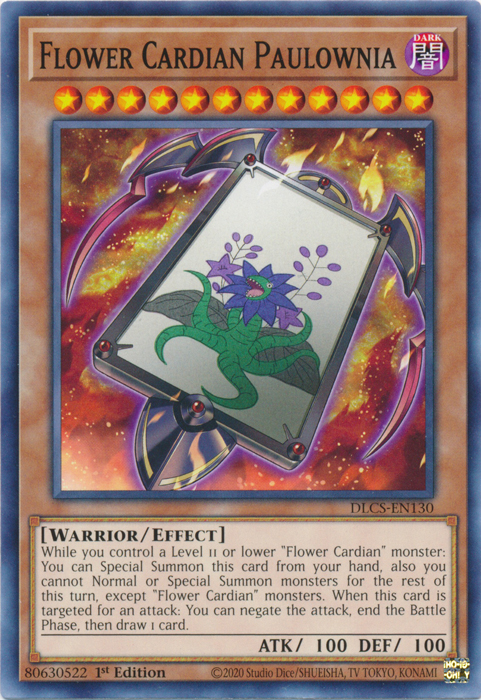 Flower Cardian Paulownia [DLCS-EN130] Common | Jomio and Rueliete's Cards and Comics