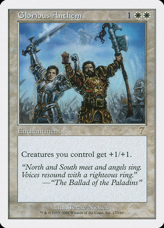 Glorious Anthem [Seventh Edition] | Jomio and Rueliete's Cards and Comics