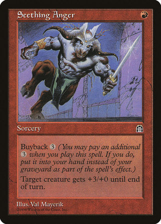 Seething Anger [Stronghold] | Jomio and Rueliete's Cards and Comics