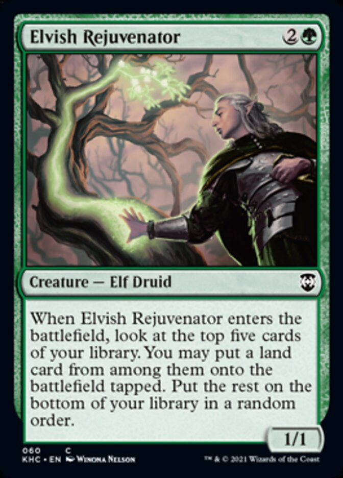 Elvish Rejuvenator [Kaldheim Commander] | Jomio and Rueliete's Cards and Comics