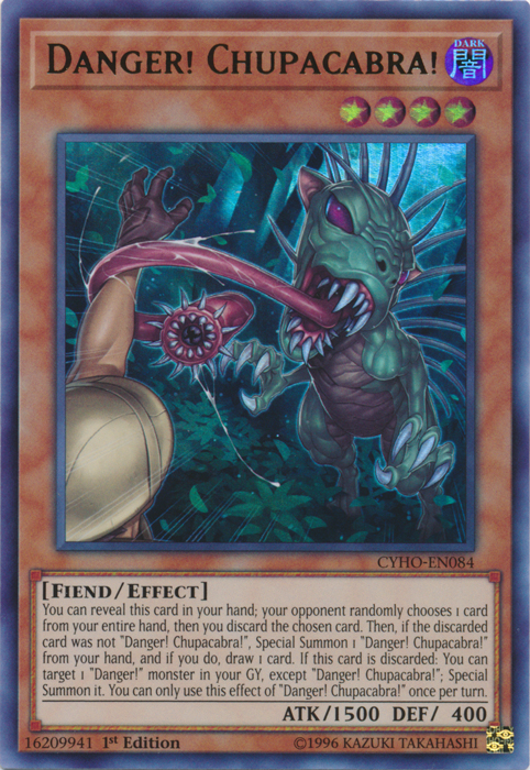 Danger! Chupacabra! [CYHO-EN084] Ultra Rare | Jomio and Rueliete's Cards and Comics