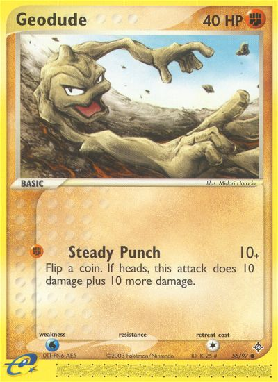 Geodude (56/97) [EX: Dragon] | Jomio and Rueliete's Cards and Comics