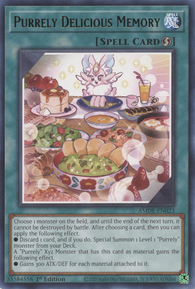 Purrely Delicious Memory [AMDE-EN023] Rare | Jomio and Rueliete's Cards and Comics