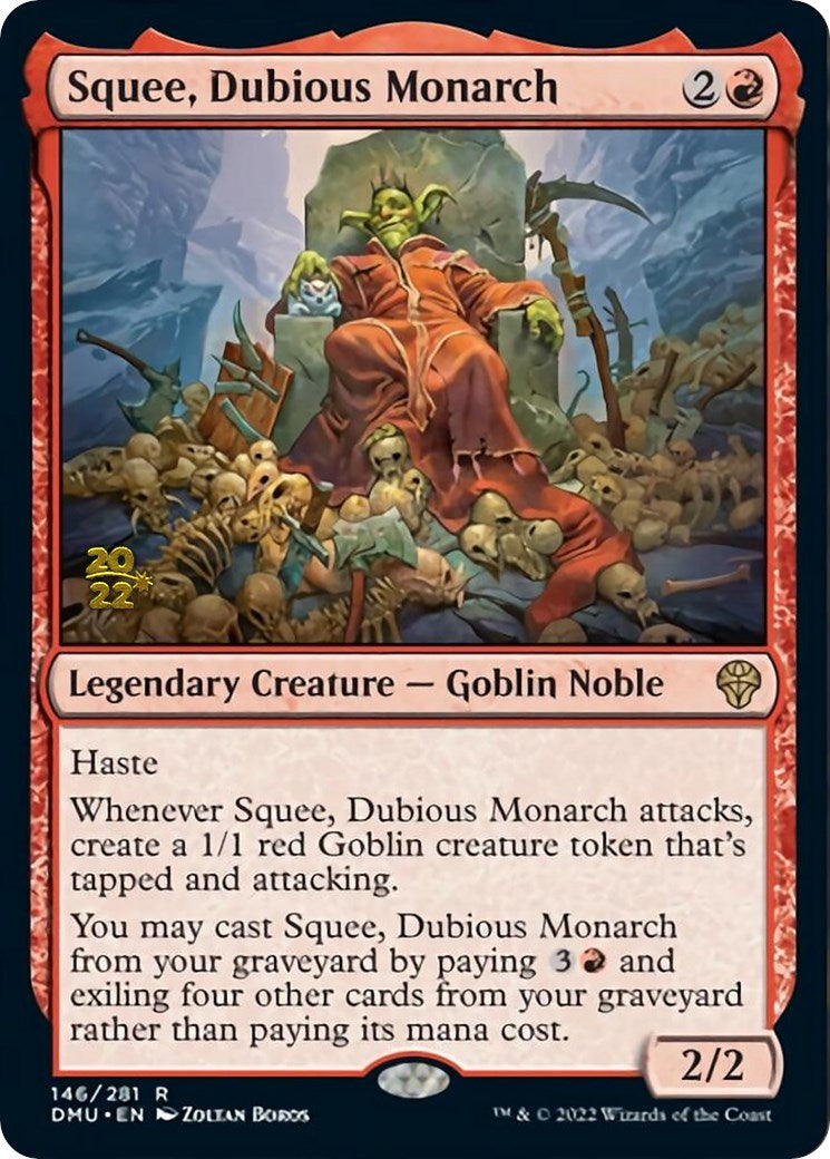 Squee, Dubious Monarch [Dominaria United Prerelease Promos] | Jomio and Rueliete's Cards and Comics