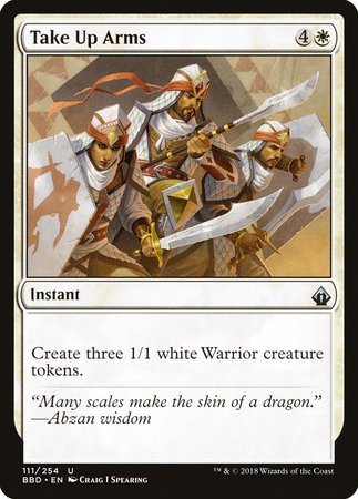 Take Up Arms [Battlebond] | Jomio and Rueliete's Cards and Comics
