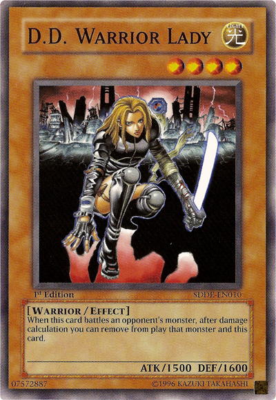 D.D. Warrior Lady [SDDE-EN010] Common | Jomio and Rueliete's Cards and Comics