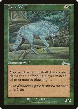 Lone Wolf [Urza's Legacy] | Jomio and Rueliete's Cards and Comics