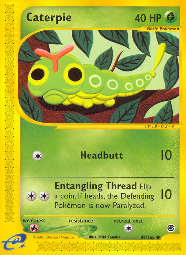 Caterpie (96/165) [Expedition: Base Set] | Jomio and Rueliete's Cards and Comics