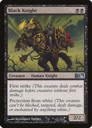 Black Knight [Magic 2010] | Jomio and Rueliete's Cards and Comics
