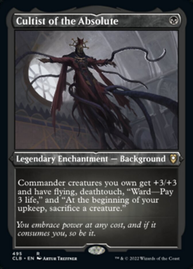 Cultist of the Absolute (Foil Etched) [Commander Legends: Battle for Baldur's Gate] | Jomio and Rueliete's Cards and Comics