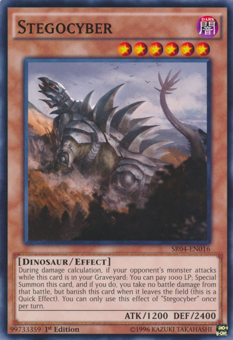 Stegocyber [SR04-EN016] Common | Jomio and Rueliete's Cards and Comics