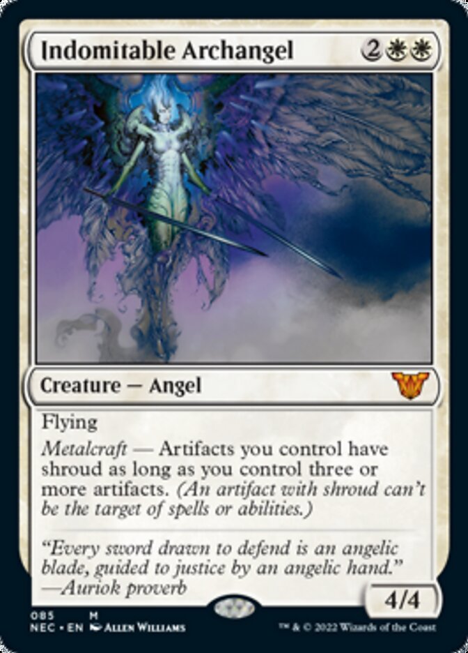 Indomitable Archangel [Kamigawa: Neon Dynasty Commander] | Jomio and Rueliete's Cards and Comics