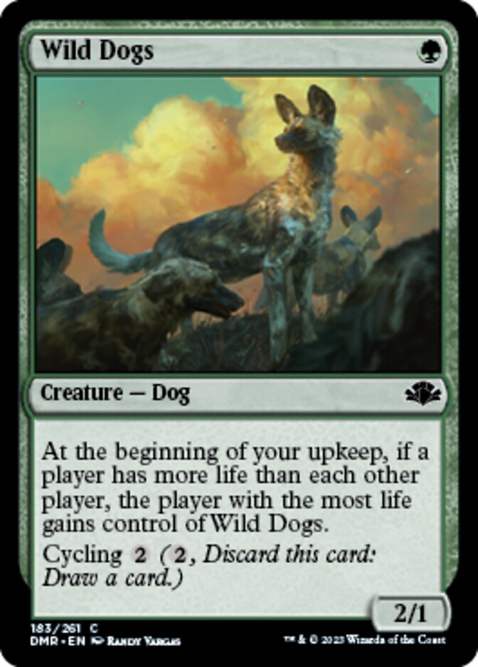 Wild Dogs [Dominaria Remastered] | Jomio and Rueliete's Cards and Comics