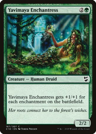Yavimaya Enchantress [Commander 2018] | Jomio and Rueliete's Cards and Comics