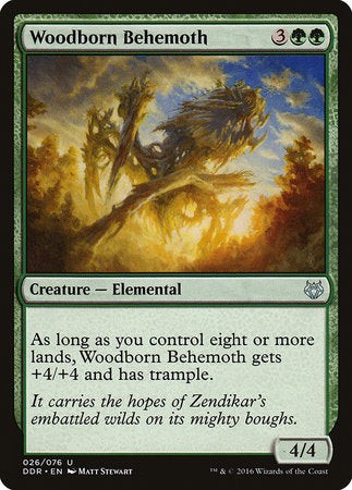 Woodborn Behemoth [Duel Decks: Nissa vs. Ob Nixilis] | Jomio and Rueliete's Cards and Comics