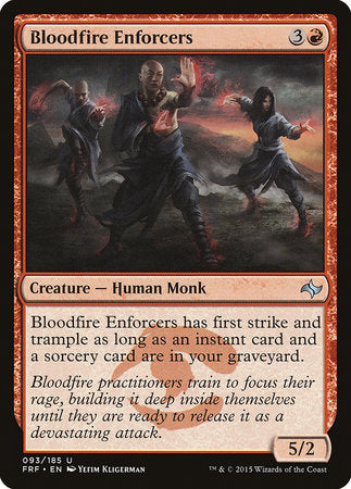 Bloodfire Enforcers [Fate Reforged] | Jomio and Rueliete's Cards and Comics