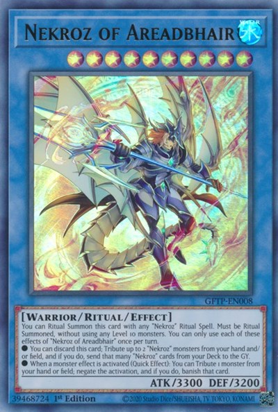Nekroz of Areadbhair [GFTP-EN008] Ultra rare | Jomio and Rueliete's Cards and Comics