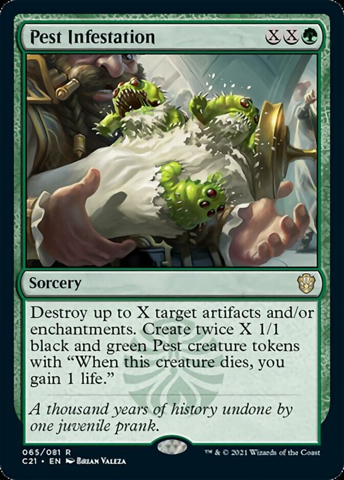 Pest Infestation [Commander 2021] | Jomio and Rueliete's Cards and Comics