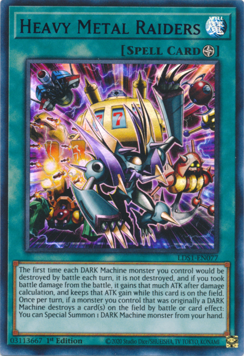 Heavy Metal Raiders (Purple) [LDS1-EN077] Ultra Rare | Jomio and Rueliete's Cards and Comics