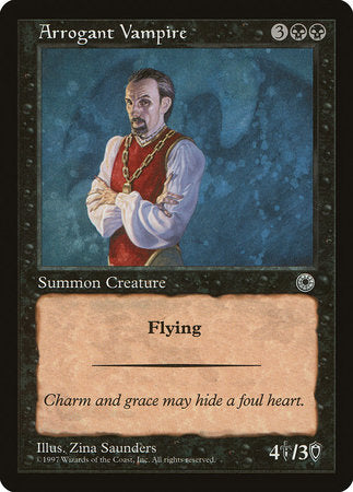 Arrogant Vampire [Portal] | Jomio and Rueliete's Cards and Comics