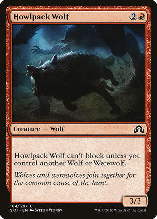 Howlpack Wolf [Shadows over Innistrad] | Jomio and Rueliete's Cards and Comics