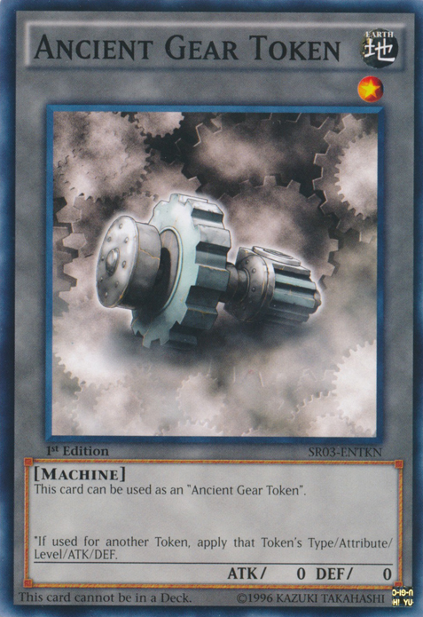 Ancient Gear Token [SR03-ENTKN] Common | Jomio and Rueliete's Cards and Comics