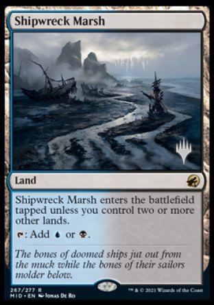 Shipwreck Marsh (Promo Pack) [Innistrad: Midnight Hunt Promos] | Jomio and Rueliete's Cards and Comics