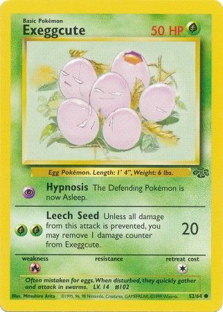 Exeggcute (52/64) [Jungle Unlimited] | Jomio and Rueliete's Cards and Comics