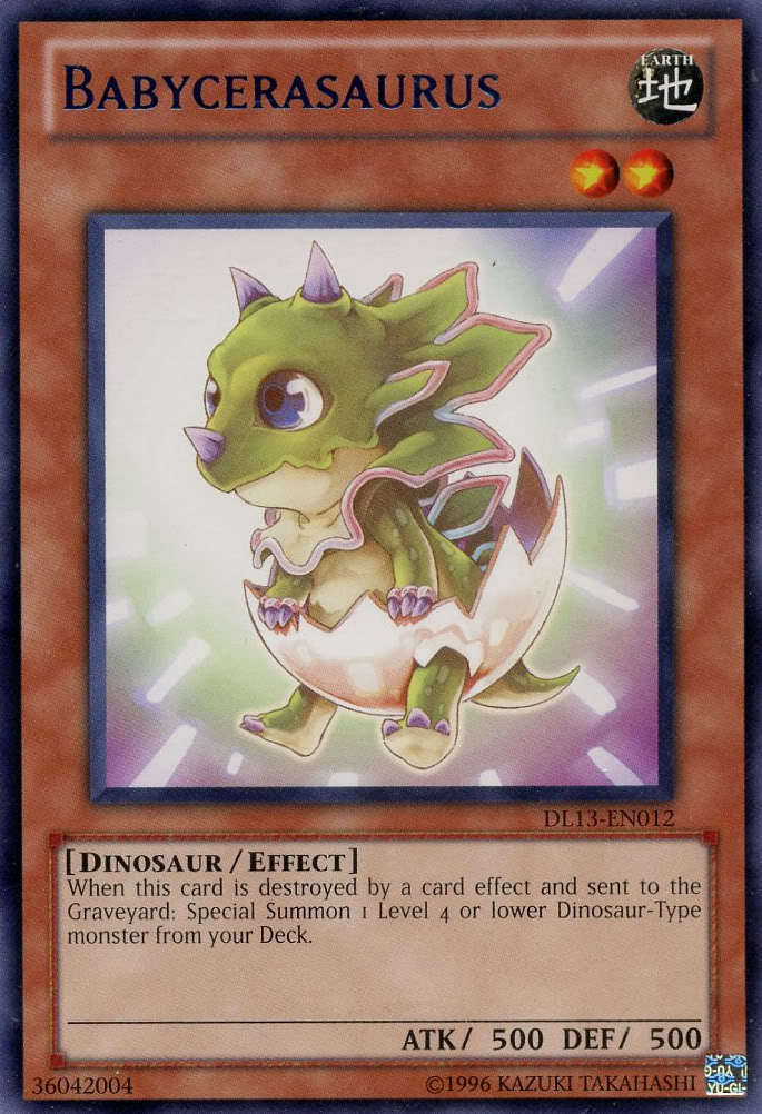 Babycerasaurus (Blue) [DL13-EN012] Rare | Jomio and Rueliete's Cards and Comics