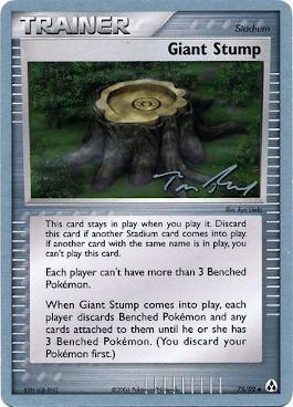 Giant Stump (75/92) (Legendary Ascent - Tom Roos) [World Championships 2007] | Jomio and Rueliete's Cards and Comics