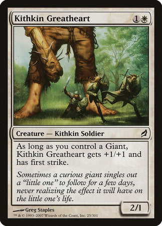 Kithkin Greatheart [Lorwyn] | Jomio and Rueliete's Cards and Comics