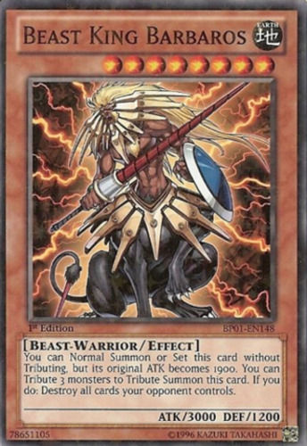 Beast King Barbaros [BP01-EN148] Starfoil Rare | Jomio and Rueliete's Cards and Comics