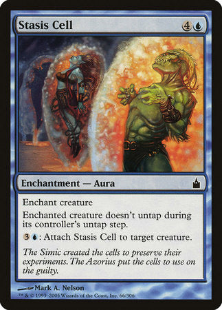 Stasis Cell [Ravnica: City of Guilds] | Jomio and Rueliete's Cards and Comics