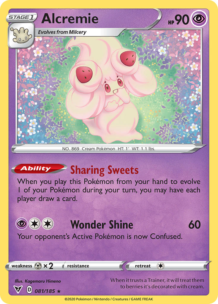 Alcremie (081/185) [Sword & Shield: Vivid Voltage] | Jomio and Rueliete's Cards and Comics