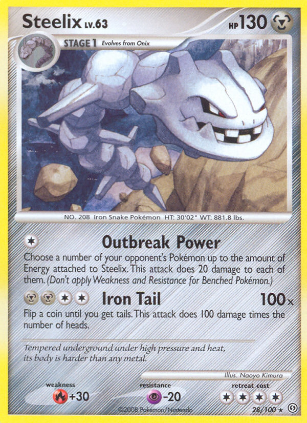 Steelix (28/100) [Diamond & Pearl: Stormfront] | Jomio and Rueliete's Cards and Comics