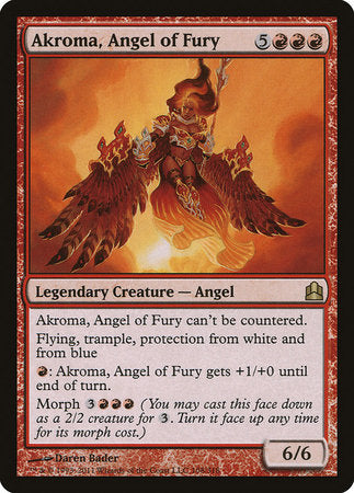 Akroma, Angel of Fury [Commander 2011] | Jomio and Rueliete's Cards and Comics
