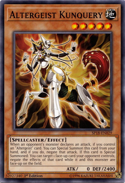 Altergeist Kunquery [SP18-EN029] Common | Jomio and Rueliete's Cards and Comics