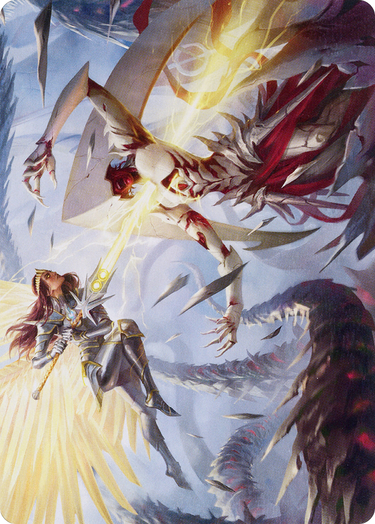 Elspeth's Smite Art Card [March of the Machine Art Series] | Jomio and Rueliete's Cards and Comics