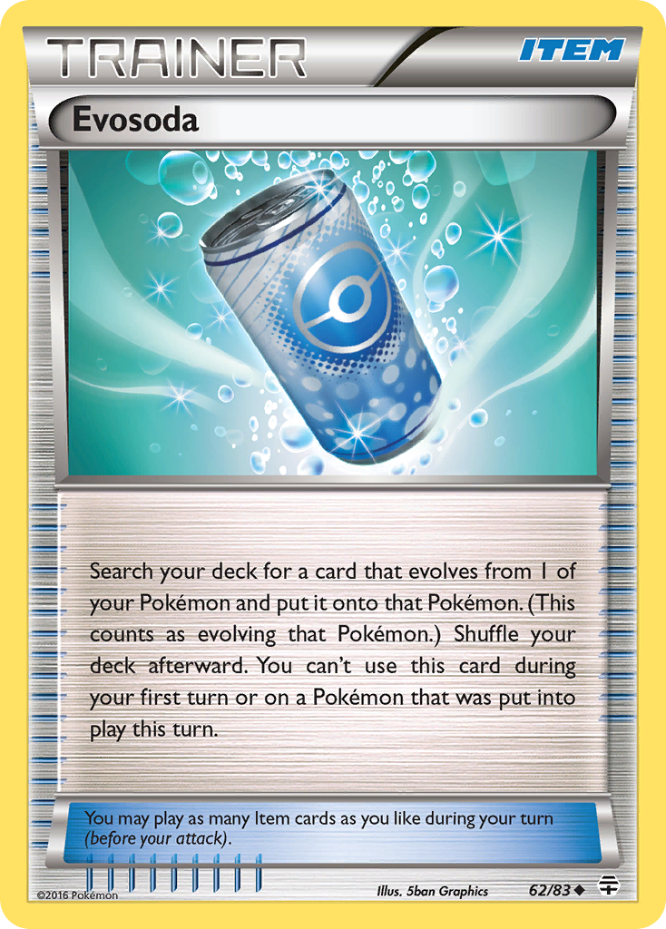 Evosoda (62/83) [XY: Generations] | Jomio and Rueliete's Cards and Comics