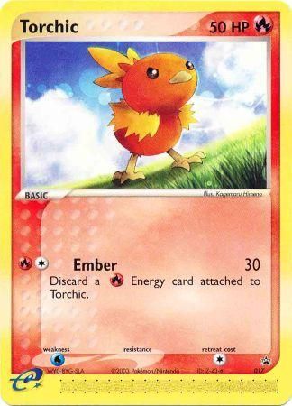 Torchic (017) (Non-Holo) [Nintendo: Black Star Promos] | Jomio and Rueliete's Cards and Comics