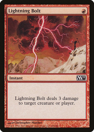 Lightning Bolt [Magic 2011] | Jomio and Rueliete's Cards and Comics