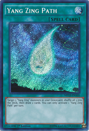Yang Zing Path [MP15-EN105] Secret Rare | Jomio and Rueliete's Cards and Comics
