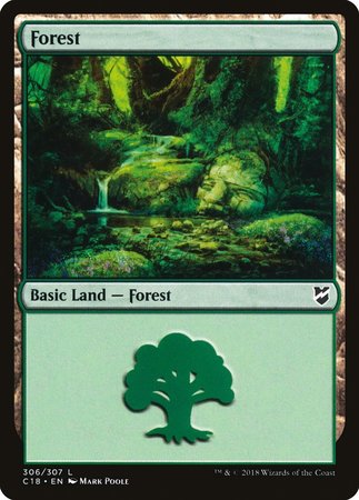 Forest (306) [Commander 2018] | Jomio and Rueliete's Cards and Comics