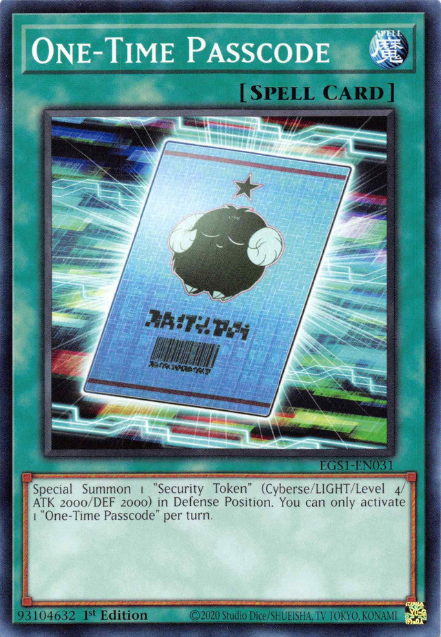 One-Time Passocde [EGS1-EN031] Common | Jomio and Rueliete's Cards and Comics