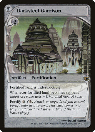 Darksteel Garrison [Future Sight] | Jomio and Rueliete's Cards and Comics