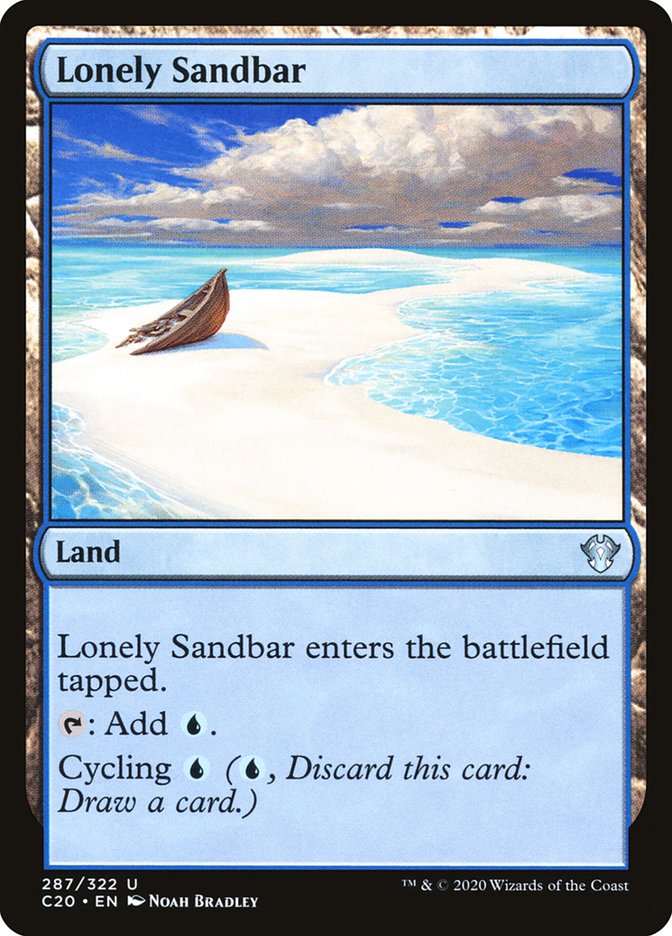 Lonely Sandbar [Commander 2020] | Jomio and Rueliete's Cards and Comics