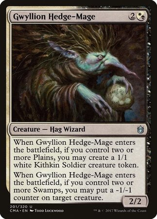 Gwyllion Hedge-Mage [Commander Anthology] | Jomio and Rueliete's Cards and Comics