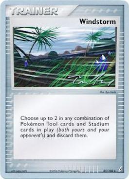 Windstorm (85/100) (Legendary Ascent - Tom Roos) [World Championships 2007] | Jomio and Rueliete's Cards and Comics